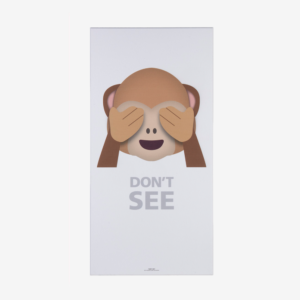 Akustikbillede Don't See (White)