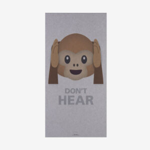 Akustikbillede Don’t Hear (Light Grey)