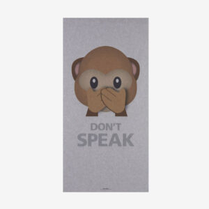 Akustikbillede Don’t Speak (Light Grey)